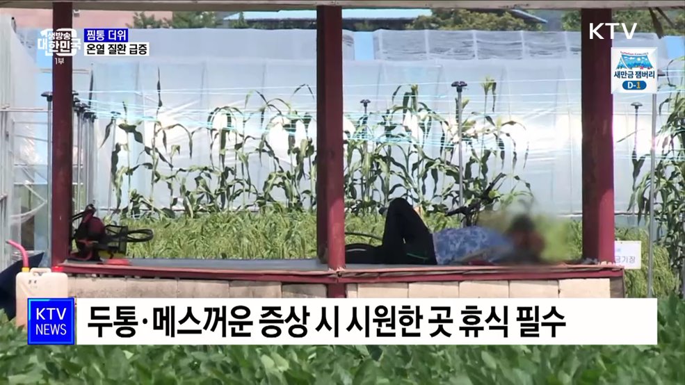 찜통더위 속 열대야 지속···'온열 질환 급증'