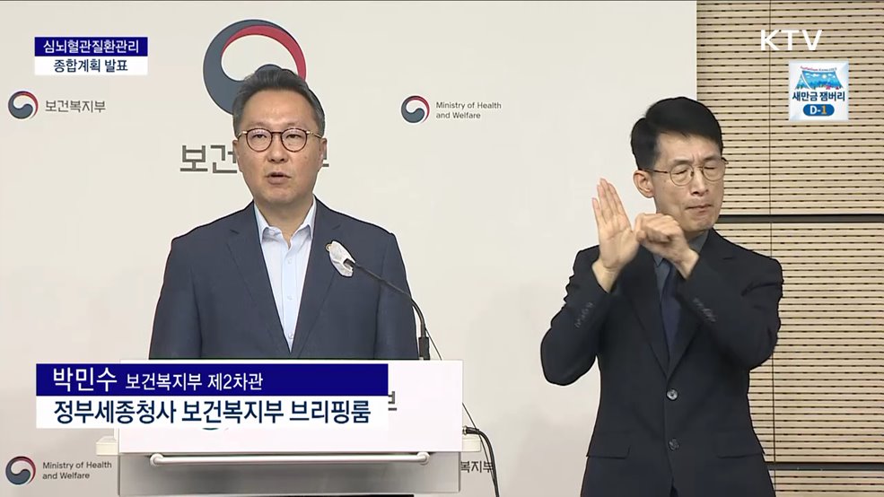 심뇌혈관질환관리 종합계획 브리핑