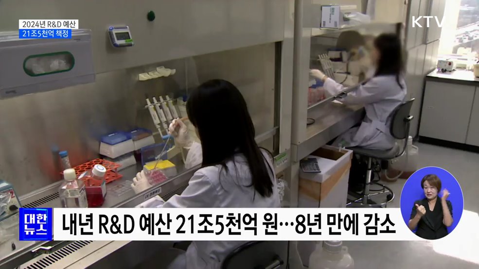 내년 R&D 예산 21조5천억···혁신R&D에 10조 투자