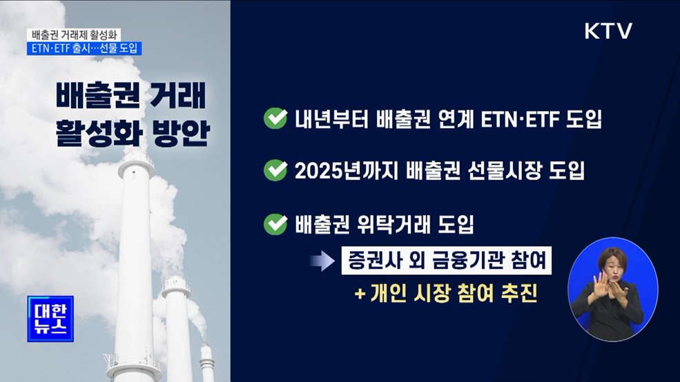 배출권 이월 한도, 순매도량 3배로···연계 ETF도 출시