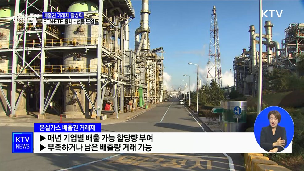 배출권 이월 한도, 순매도량 3배로···연계 ETF도 출시