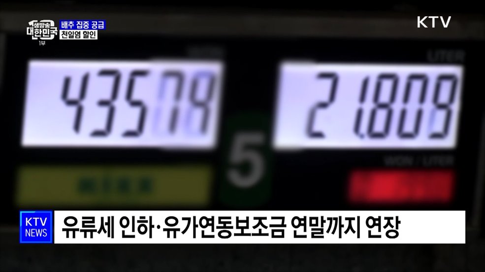 물가안정 총력···"배추 집중 공급·천일염 할인"