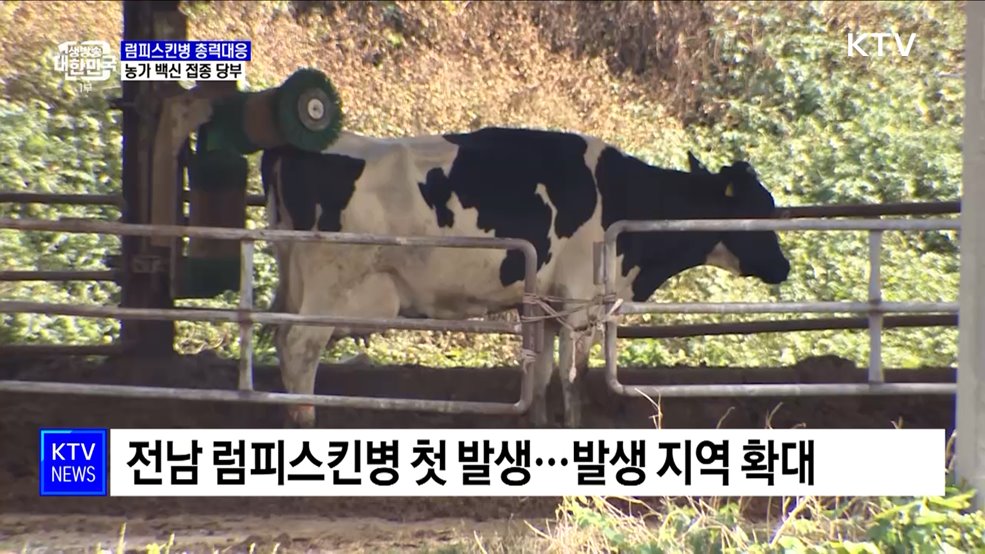 한 총리 "럼피스킨병 확산방지 총력대응···백신 접종 당부"