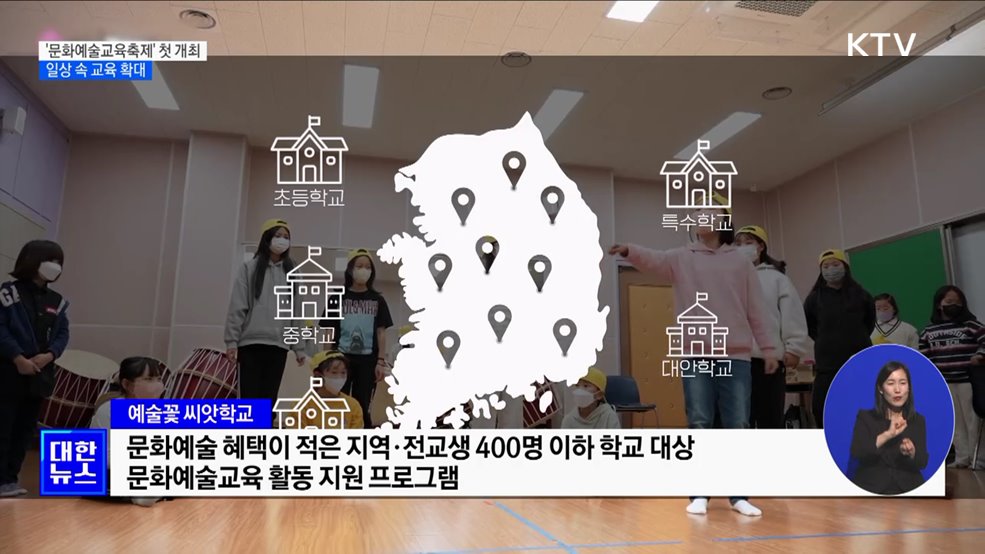 '문화예술교육축제' 첫 개최···"일상 속 교육 확대"