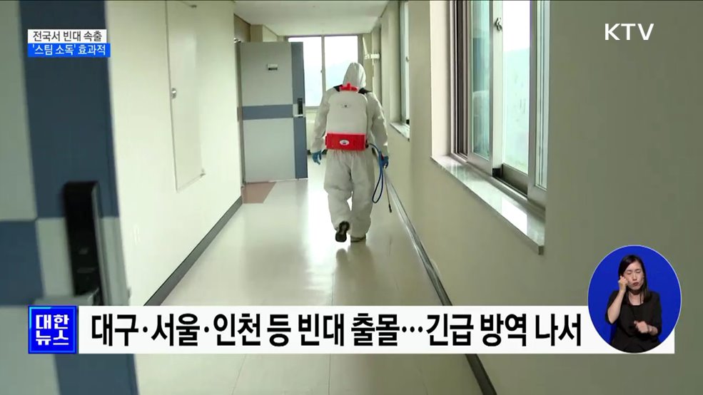 전국서 빈대 속출···정부합동대책본부 가동