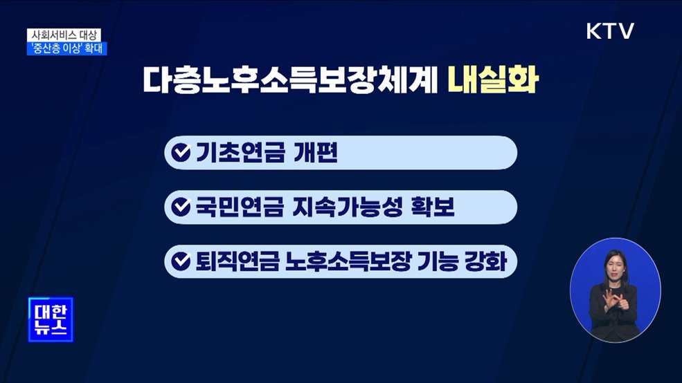 사회서비스, 중산층 이상 확대···복지국가 청사진 설계
