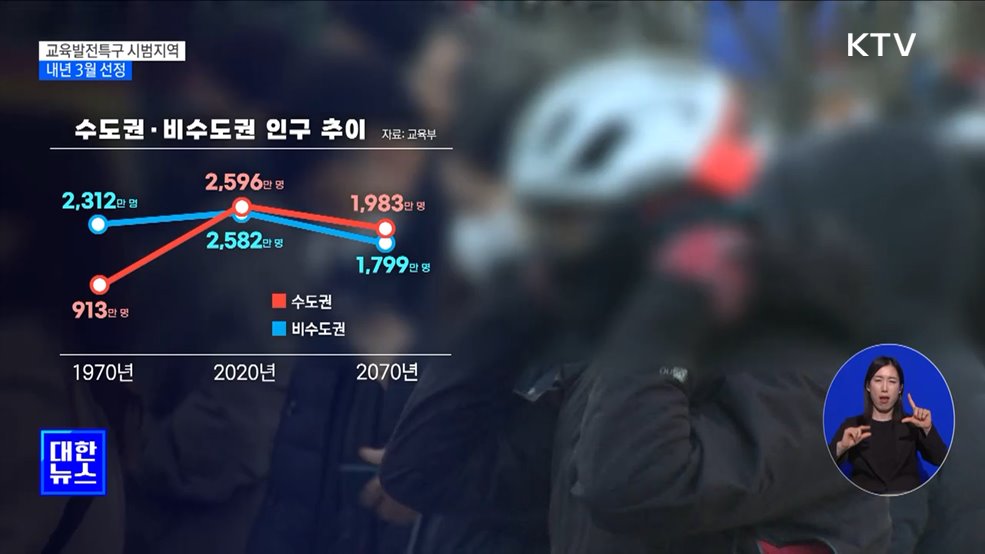 교육발전특구 첫 시범지역 공모···내년 3월 선정