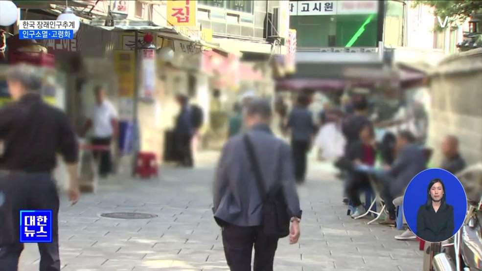 2072년 한국 인구 3천6백만 명···고령이 절반