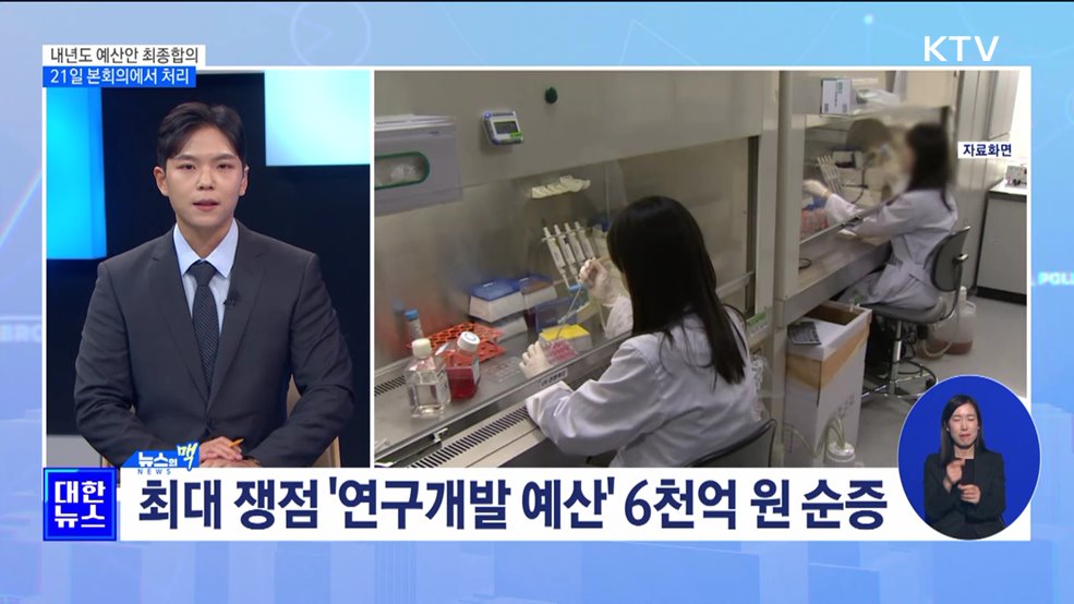 여야, 내년도 예산안 최종합의···21일 본회의에서 처리 [뉴스의 맥]