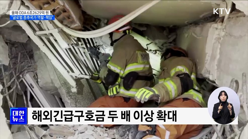 올해 ODA 규모 6조2천629억 원···역대 최대