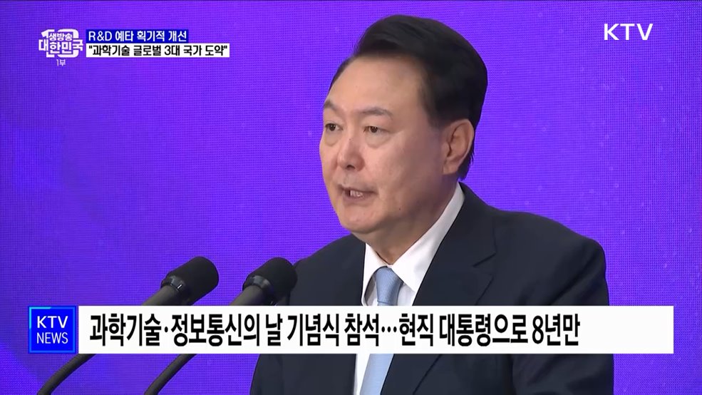 R&D 예타 획기적 개선···"과학기술 글로벌 3대 국가 도약"
