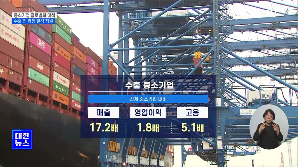 2027년까지 '수출 100만 달러' 중소기업 3천 개 육성