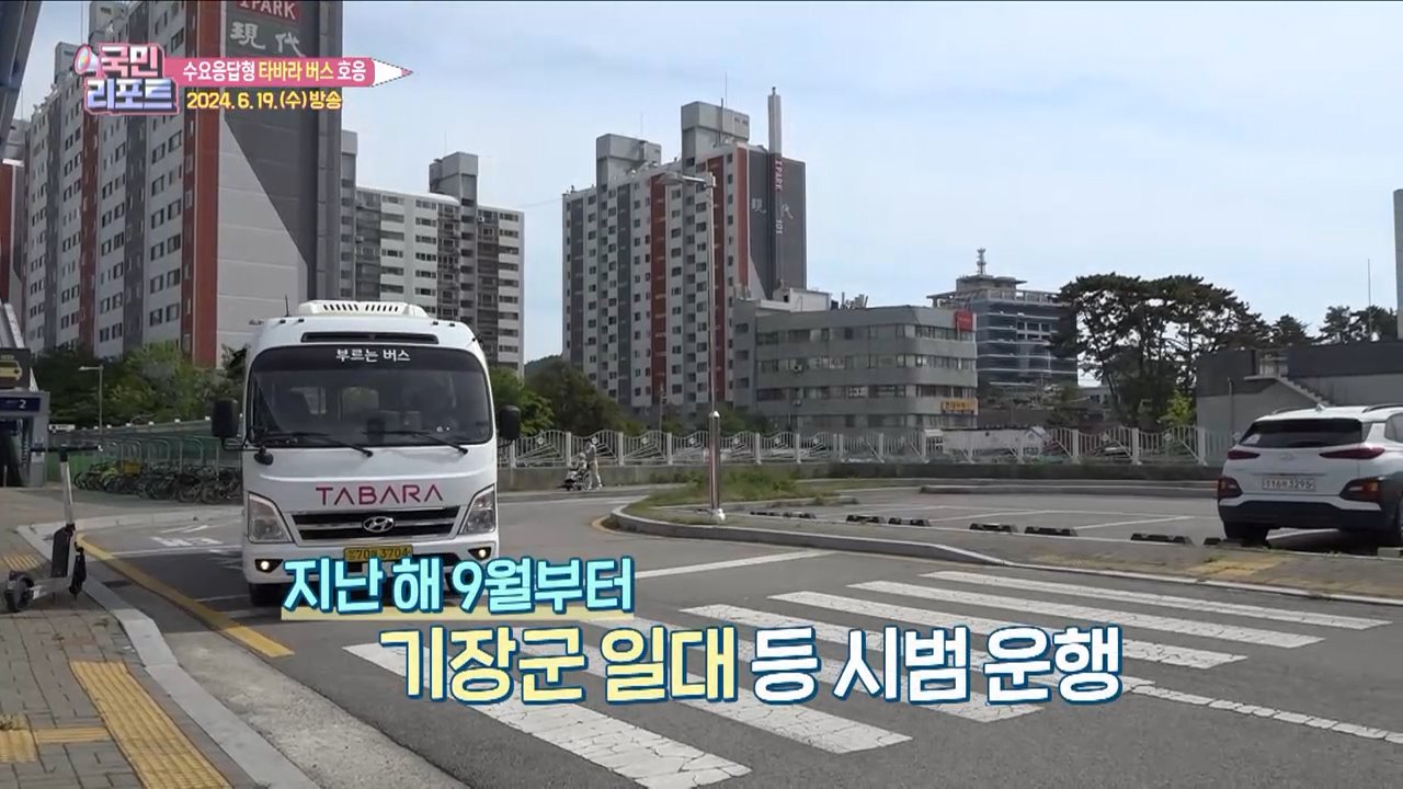 부르면 달려오는 부산 '타바라 버스' 호응