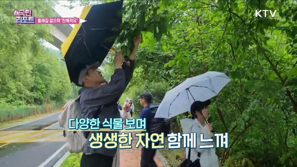 함께 걸어요, 1인 가구 야외 체험 진행