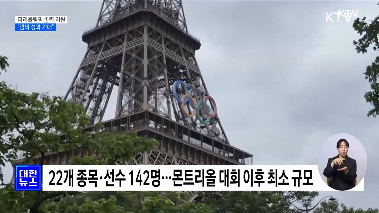 파리올림픽 총력 지원···유인촌 장관 "깜짝 성과 기대"