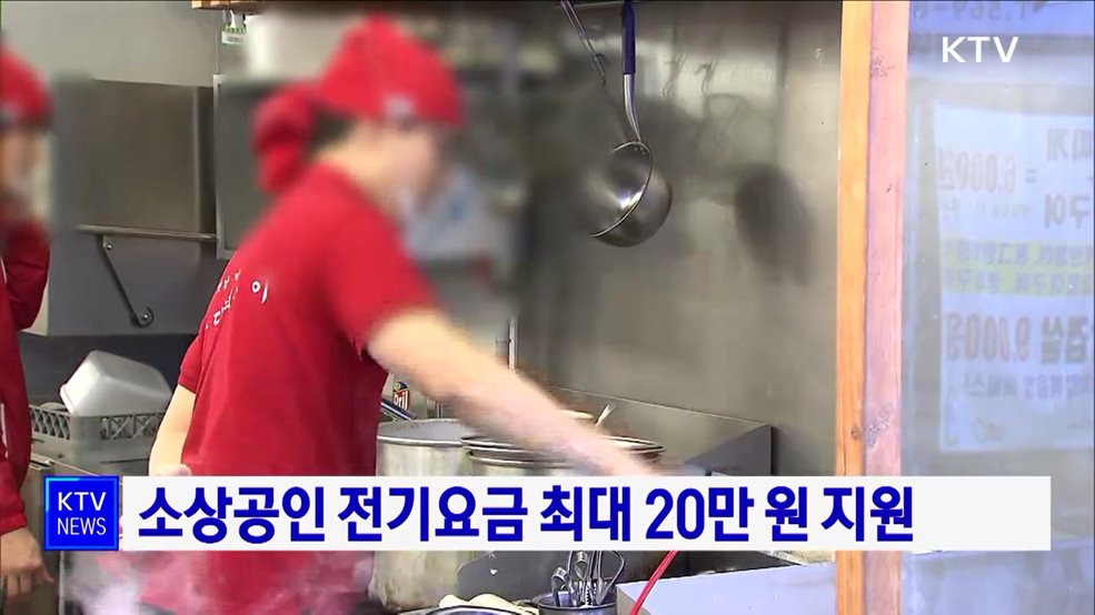 소상공인 전기요금 최대 20만 원 지원