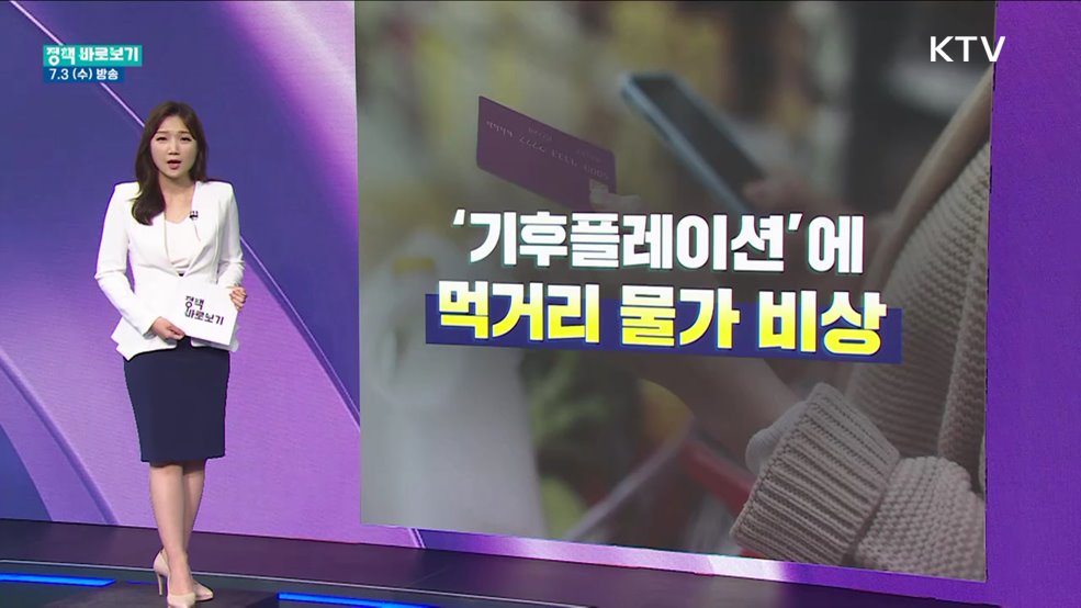 '물 폭탄' 예고에 물가 비상···정부 대책은?