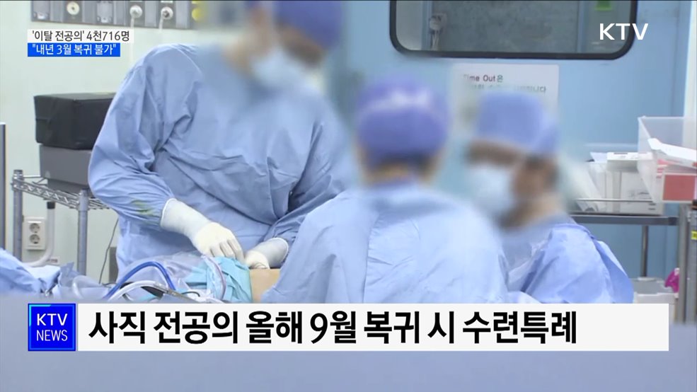 '복귀'도 '사직'도 아닌 전공의 4천716명···"3월 복귀 불가"