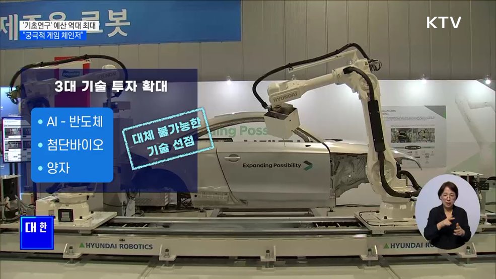 내년 '기초연구' 예산 역대 최대···"궁극적 게임 체인저" [정책현장+]