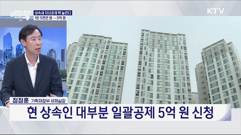 상속세율 40%·자녀공제 10배···2024 세법개정안 [경제&이슈]