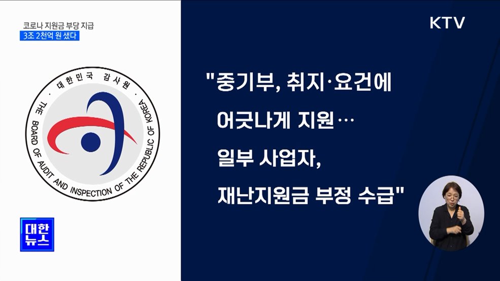 줄줄 샌 코로나 지원금 3조2천억···보이스피싱범도 받아