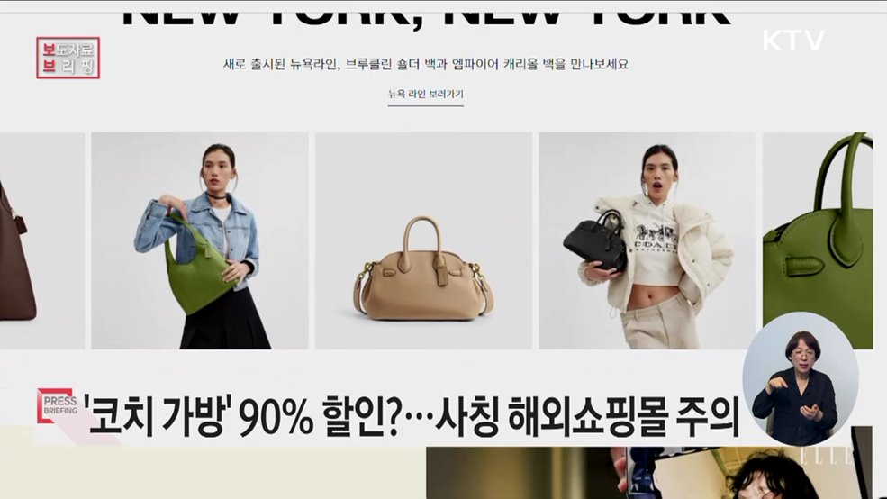 유명 패션 브랜드 코치(COACH) 사칭 해외쇼핑몰 주의