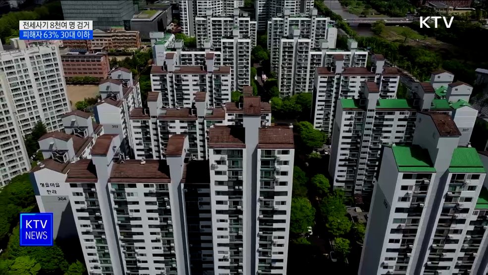 전세사기 사범 8천여 명 검거···피해자 63% 30대 이하
