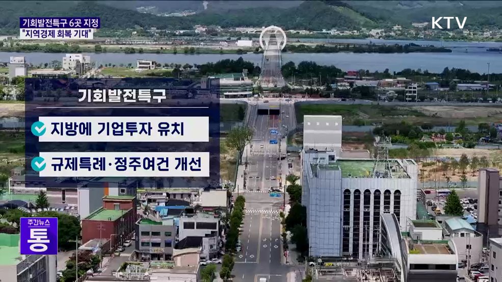 "기회발전특구에 34조원 기업투자···지역경제 회복"