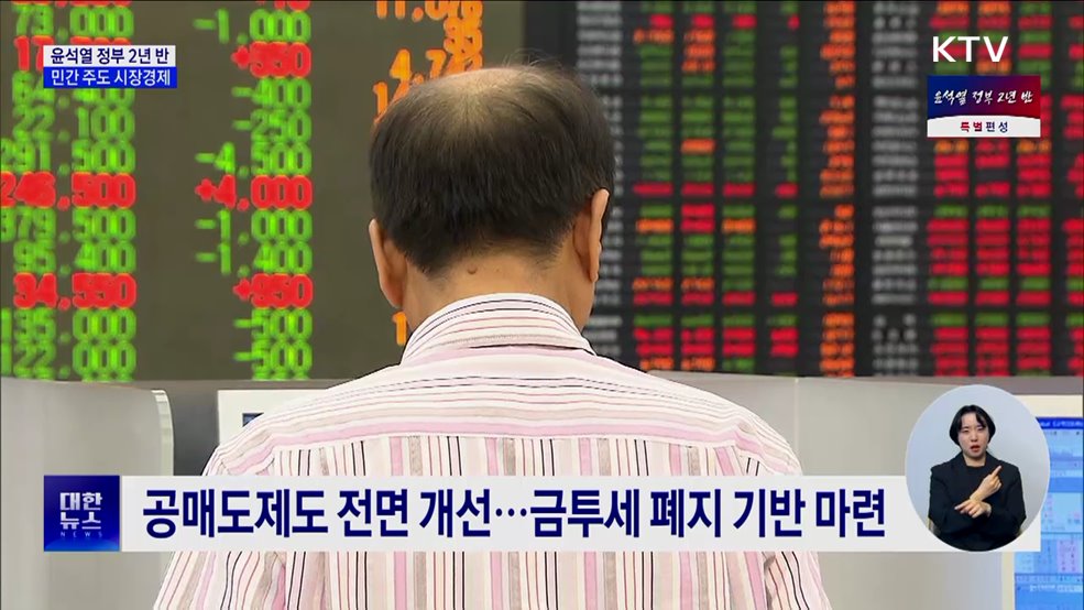 민간 주도 시장경제···건전재정 기조 정착