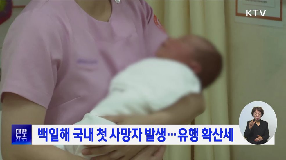 백일해 국내 첫 사망자 발생···유행 확산세