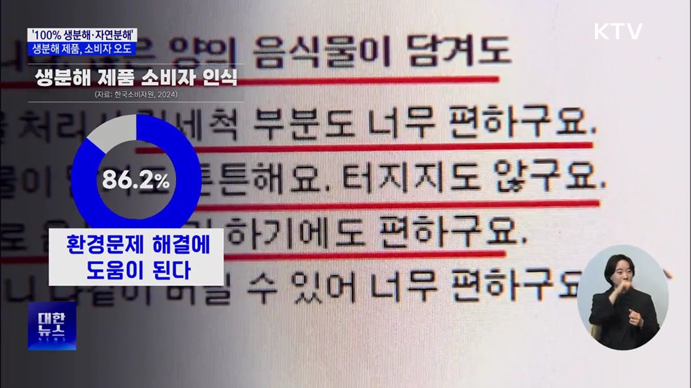 '100% 생분해·자연분해'···생분해 제품, 인증과 다른 광고 [현장고발]