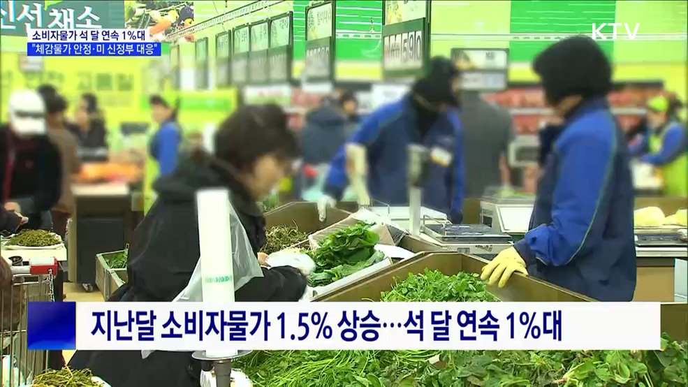 "국민 체감물가 안정 노력···미 신정부 대응 강화"