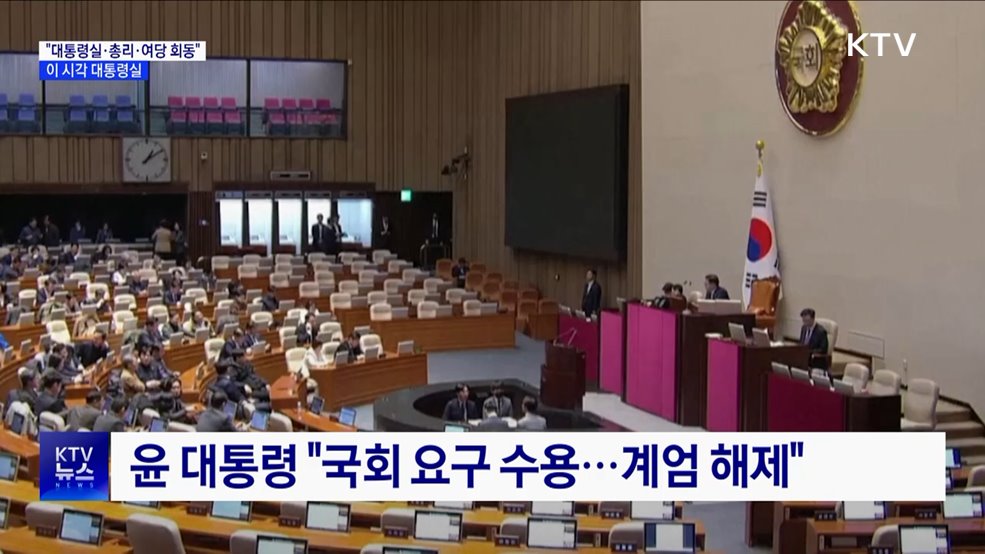 "2시, 대통령실·총리·여당 긴급회동"