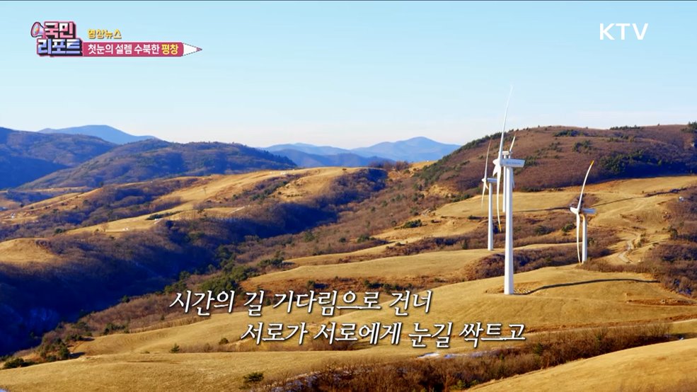 첫눈의 설렘 수북한 평창 [한국의 美]