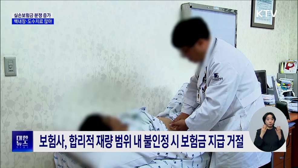 '실손보험금 지급 분쟁 증가세'···백내장·도수치료 많아