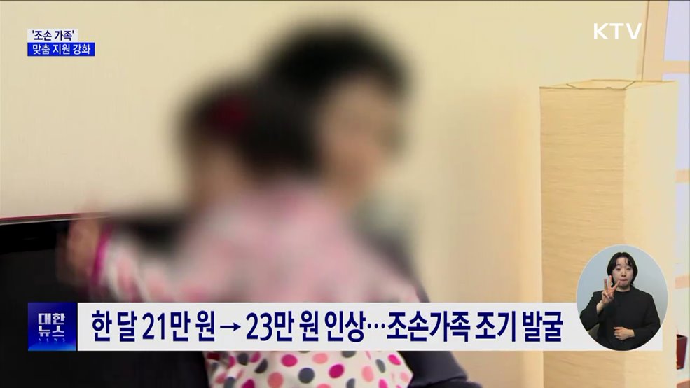 '조손 가족' 맞춤 지원 강화···실태조사 실시