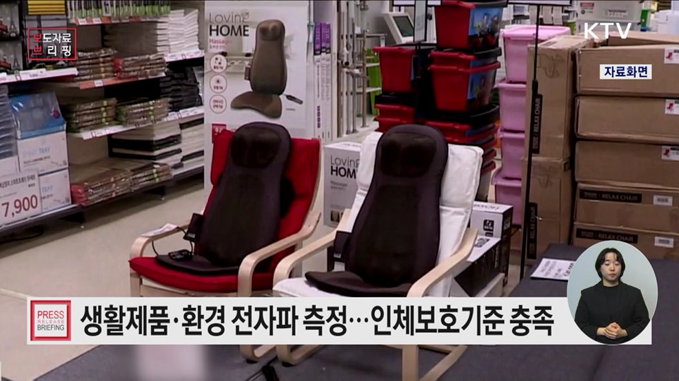 2024년 생활제품·환경 전자파 측정결과 공개