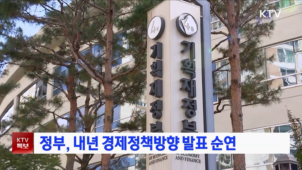 정부, 내년 경제정책방향 발표 순연