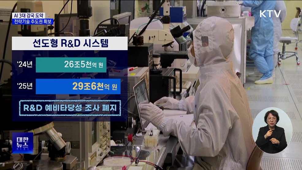 AI 3대 강국 도약···'양자·첨단바이오' 주도권 확보