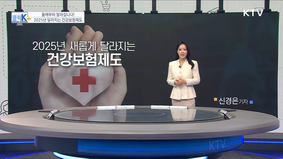 올해부터 달라집니다! 2025년 달라지는 건강보험제도 [클릭K+]