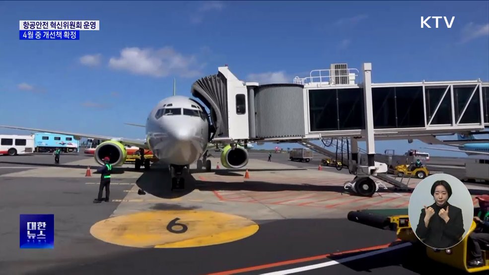 '항공안전 혁신위' 운영···4월 중 개선책 확정