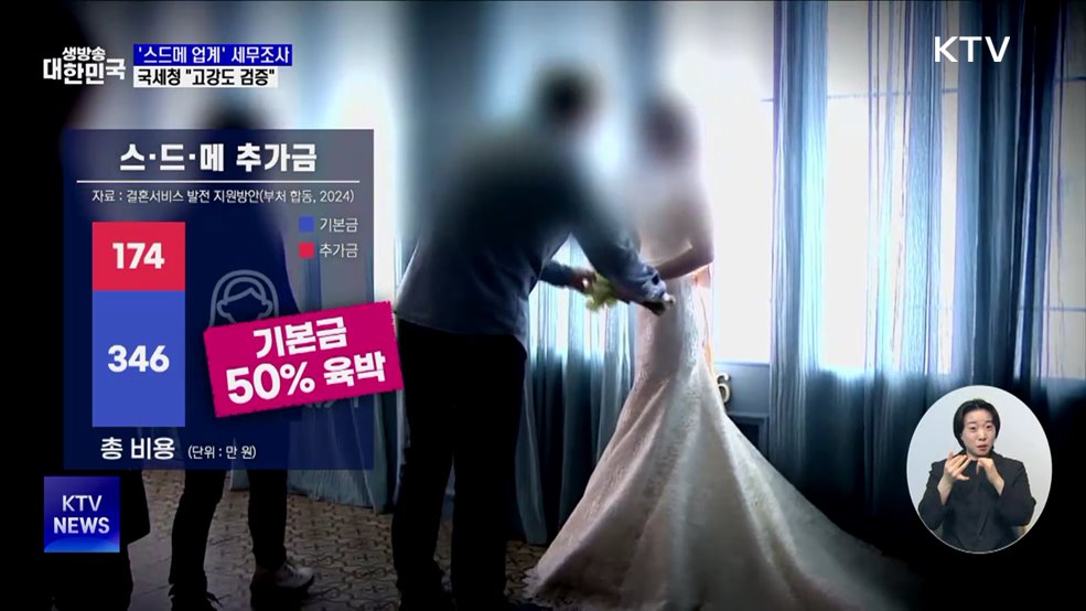 매출 누락 '스드메 업계' 세무조사···"고강도 검증"