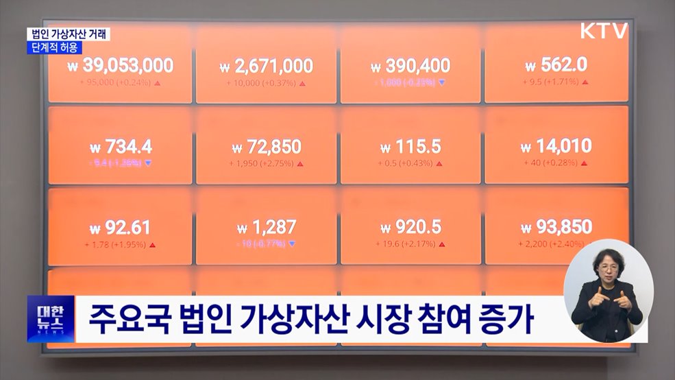 '가상자산 법인계좌' 단계적 허용···대학·기부금 단체부터