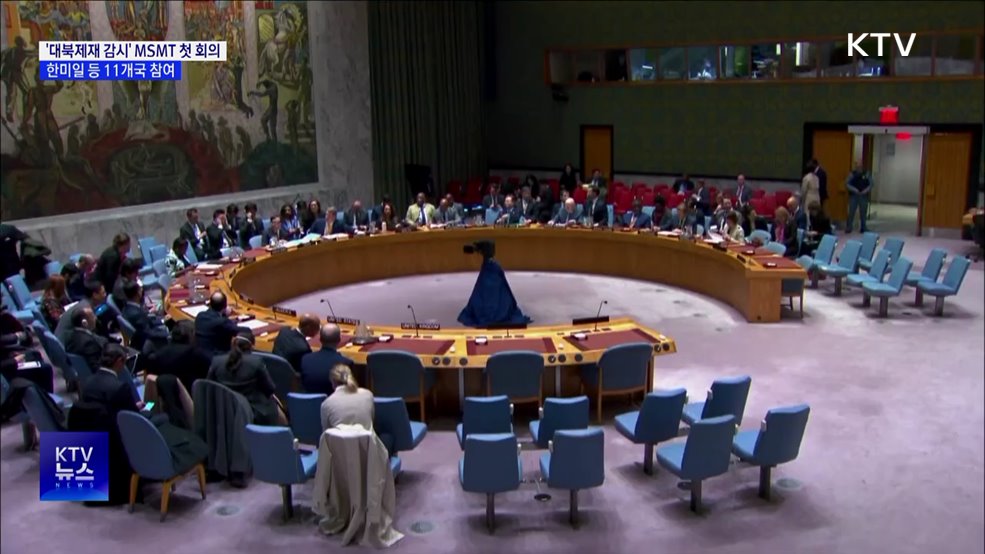 '대북제재 감시' MSMT 첫 회의···한미일 등 11개국 참여