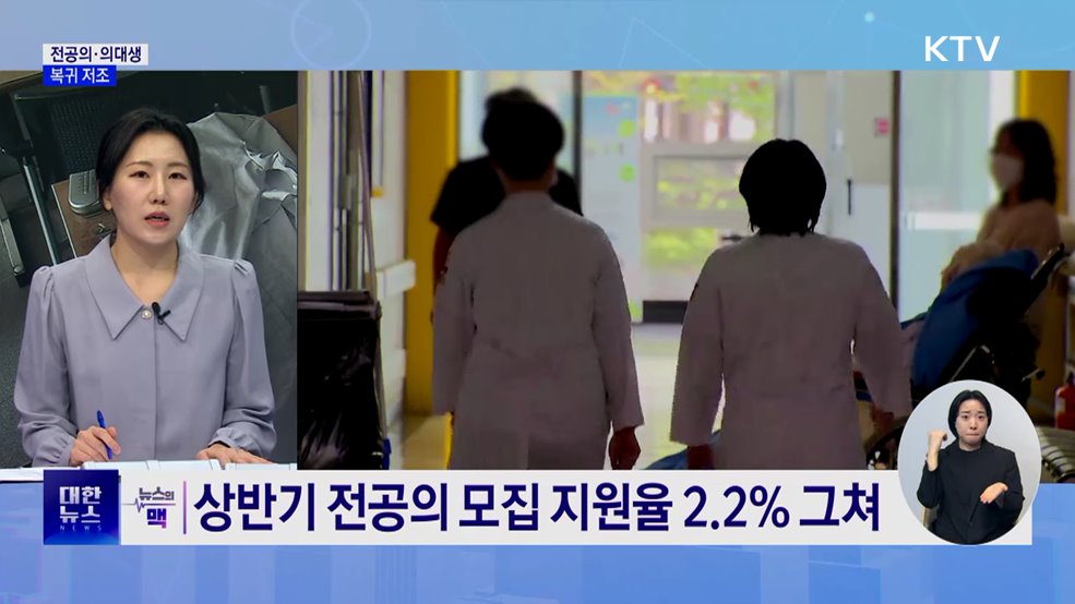 전공의·의대생 복귀 저조···"의료체계 정상화해야" [뉴스의 맥]