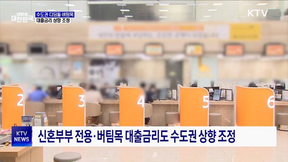 다음 달 24일부터 수도권 디딤돌·버팀목 대출금리 인상