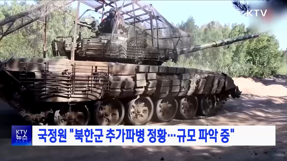 국정원 "북한군 추가파병 정황···규모 파악 중"