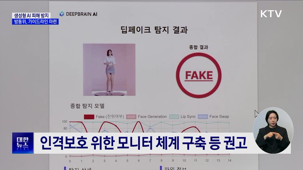 "챗봇·딥페이크 피해 방지"···생성형 AI 가이드라인 발표