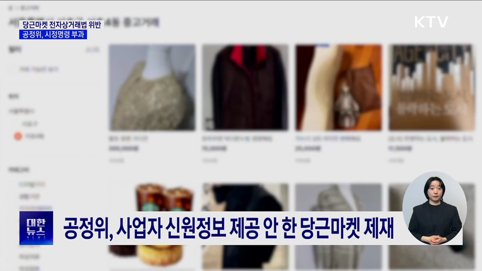 당근마켓, 사업자 신원정보 제공 의무 위반 ···시정명령 부과