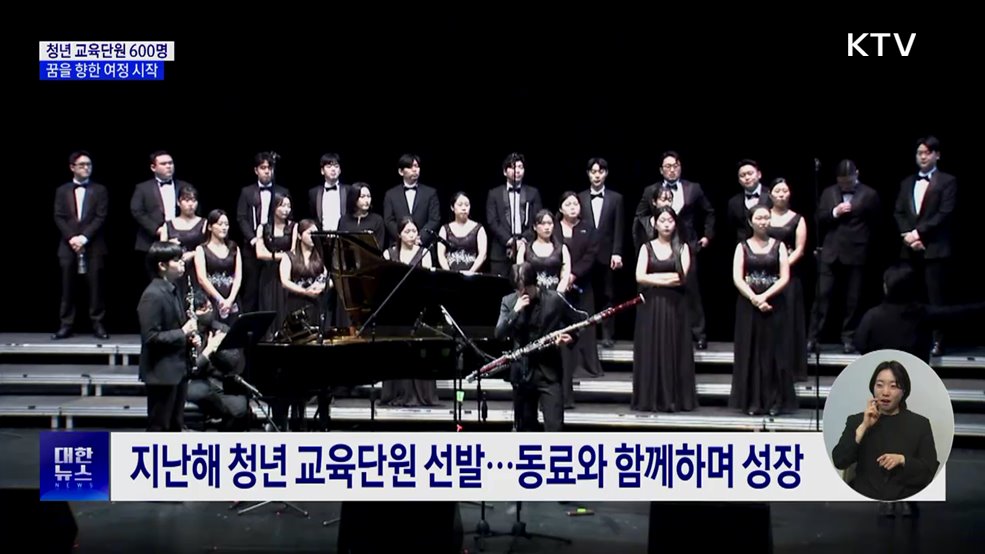 청년 교육단원 활동 시작···"예술계의 새로운 활력소“